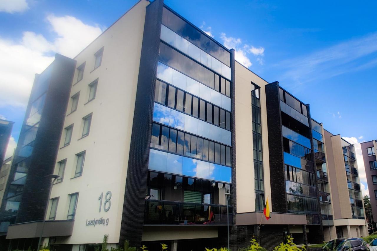 Erdvi Studija Spacious Studio Apartment Self Check In Вильнюс Экстерьер фото